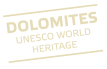 Logo of Dolomites Unesco